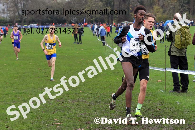 Mens Under-17s, 2022 British Athletics Cross Challenge, Sefton Park, Liverpool.  Photo: David T. Hewitson/Sports for All Pics